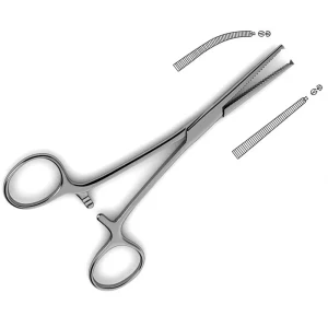 Kocher Forceps 1x2 Teeth image 2