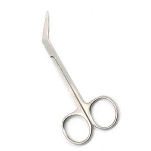 Locklin Gum Scissors with 6 1/4in Serrated Blade for Gingival Cutting