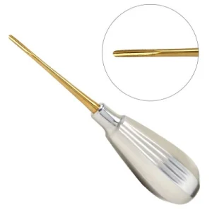 Luxating Elevator Micro Serrated Small Stubby Handle image 2