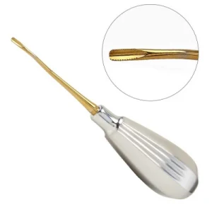 Luxating Elevator Micro Serrated Small Stubby Handle image 4
