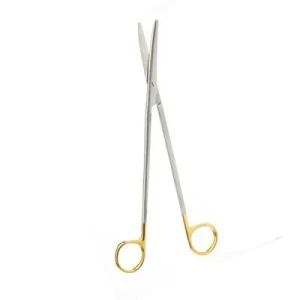 Metzenbaum Scissors 9" Curved (Nelson) Tungsten Carbide Left Hand image 2