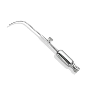 Micro Suction Tip W Tail for Fine-Lumen Microsurgical Fluid Evacuation