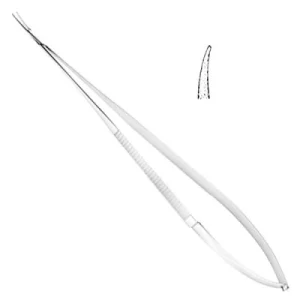 ?MicroSurgical Needle Holder Curved Jaws image 3