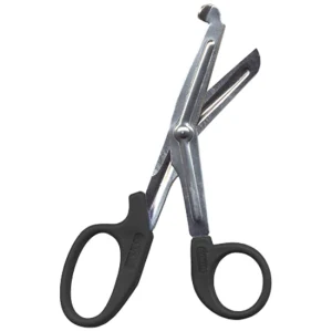 Multicut Utility Scissors Blue Angled Serrated 6"