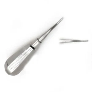 Notched Elevator Backward Veterinary Dental Extraction Instrument