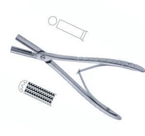 Obwegeser Bone Bending Forceps 17.5cm Concave image 2