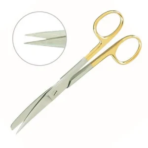 Operating Scissors Sharp Curved Tungsten Carbide Surgical Instrument image 2