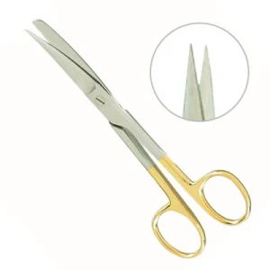 Operating Scissors Sharp Curved Tungsten Carbide Surgical Instrument image 3