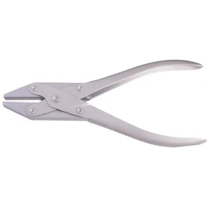 Parallel Pliers with 5 1/2 Inch Serrated Jaw Wire Holding Control