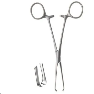 Pedifine Allis Tissue Forceps 4x5 Teeth for Secure Tissue Grasping image 2