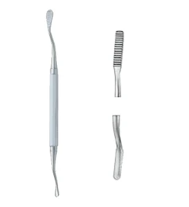 Polokoff Bone File 7" Double-Ended Orthopedic Surgical Instrument