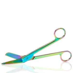 Rainbow Color Coated Bandage Scissors Surgical Grade Stainless Steel image 4