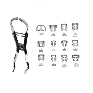 Rubber Dam Kit 13pcs for Endodontic Isolation with 12 Clamps