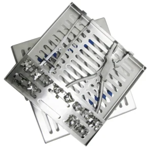 Rubber Dam Kit for Endodontic Isolation with 12 Clamps and Instrument Tray image 2
