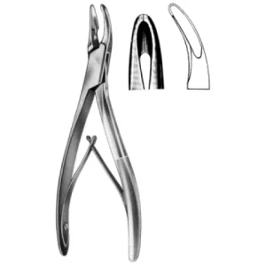 Schell Bone Rongeur 17cm Curved Orthopedic Surgical Instrument