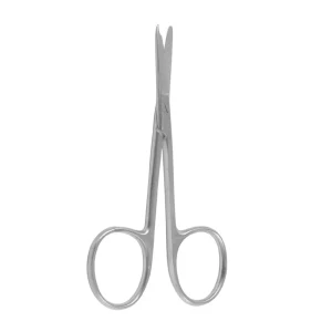 Spencer Stitch Scissors with notched blunt tip for controlled suture lifting and removal in image 2