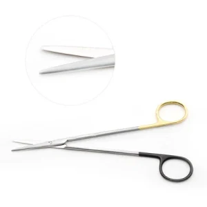 Super Sharp Metzenbaum Scissors Straight Tungsten Carbide for Tissue Dissection image 3