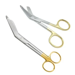 TC Lister Bandage Scissors Angled Tungsten Carbide Surgical Instrument image 2