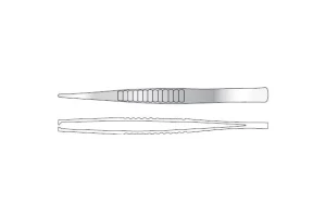 Treves Dissecting Forceps 203mm (8") 1/2 Teeth Surgical Forceps