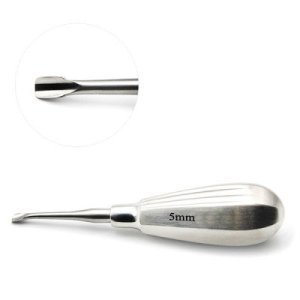 Winged Elevator Short Handle Curved Dental Extraction Instrument image 4