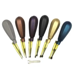 WingLux Luxating Winged Elevator Removable Titanium Tip Color Coated