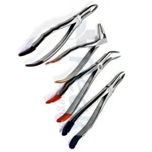 xtracting Forceps Root Tip TC Beak Serrated Dental Tool Set .