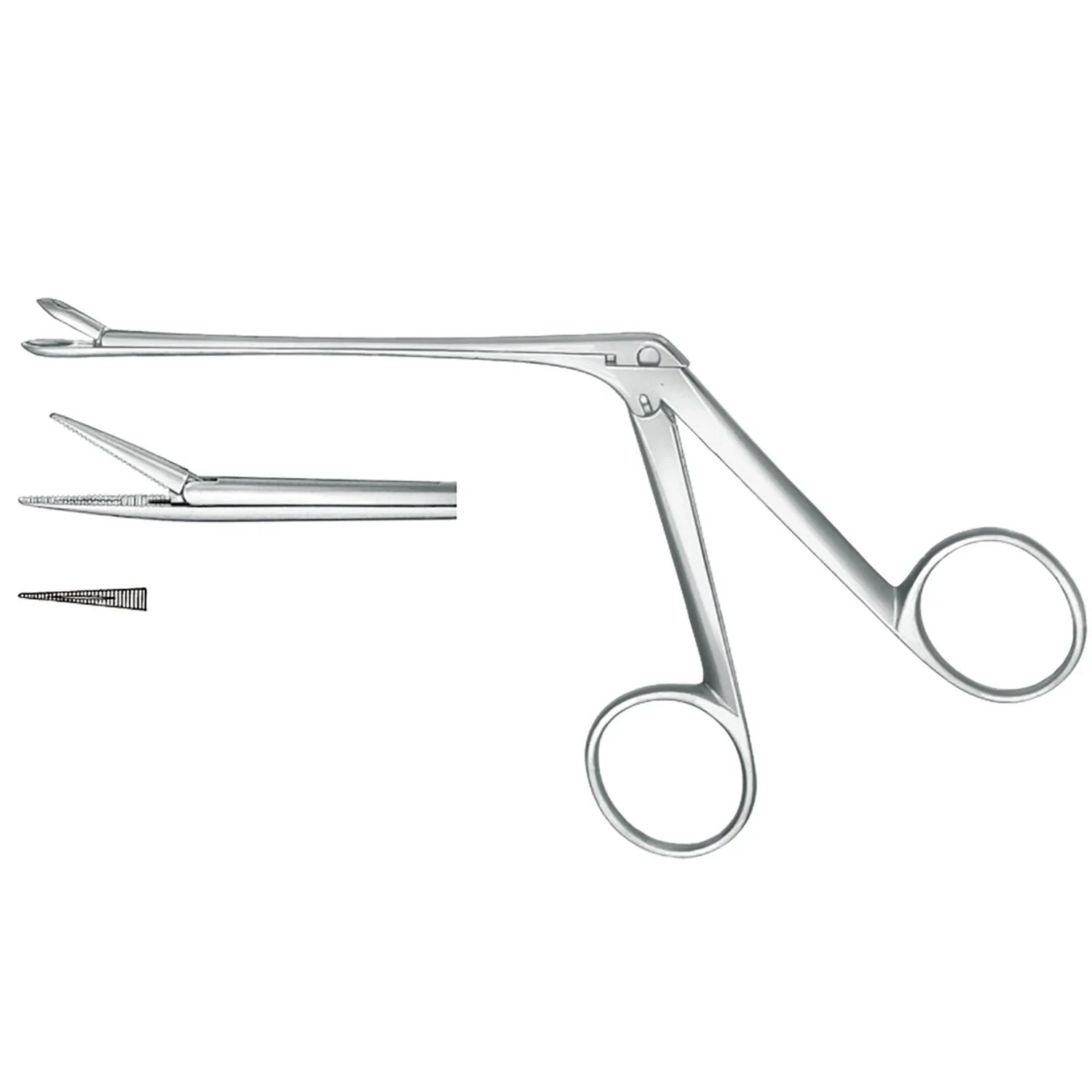Watson Williams Polyp Forceps PS-5227 for 6.5mm and 10mm Nasal Polyp Retrieval