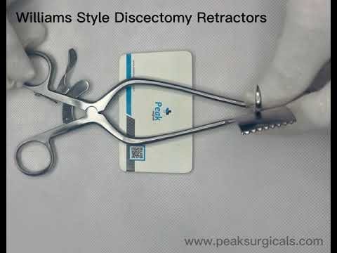 Williams Style Discectomy Retractors